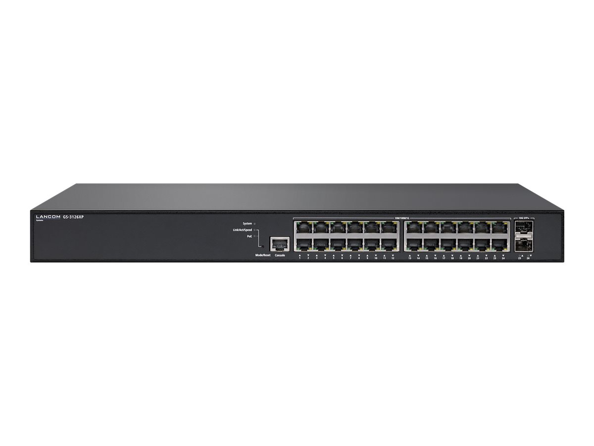 LANCOM GS-3126XP - Switch - 24 Anschlüsse - managed - an Rack montierbar