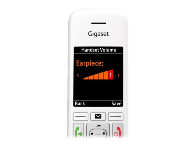Gigaset E390A - Schnurlostelefon - Anrufbeantworter mit Rufnummernanzeige