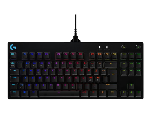 Logitech G Pro Mechanical Gaming Keyboard - Tastatur - AZERTY - Französisch - Schwarz Eingabegerät