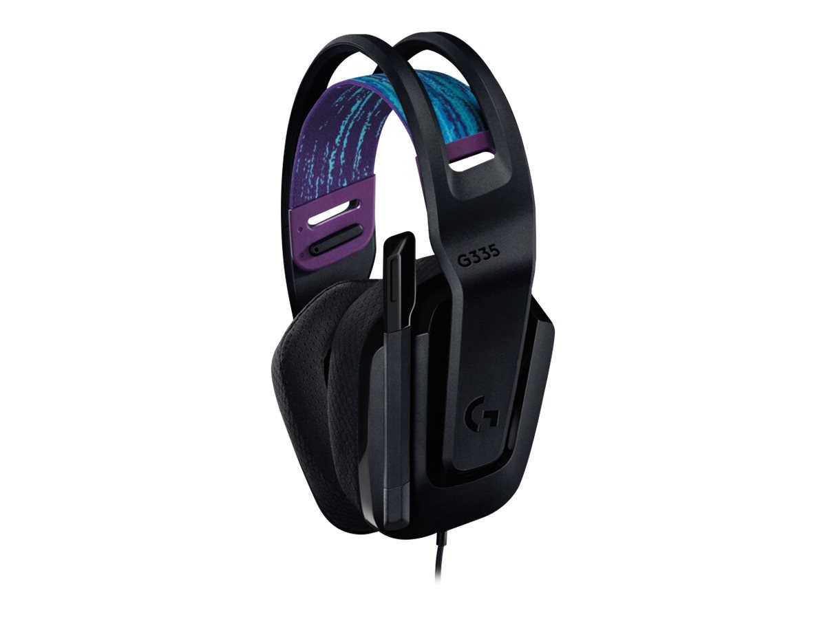 Logitech G G335 Wired Gaming Headset - Headset - ohrumschließend - kabelgebunden - 3,5 mm Stecker - Schwarz - Discord Certified