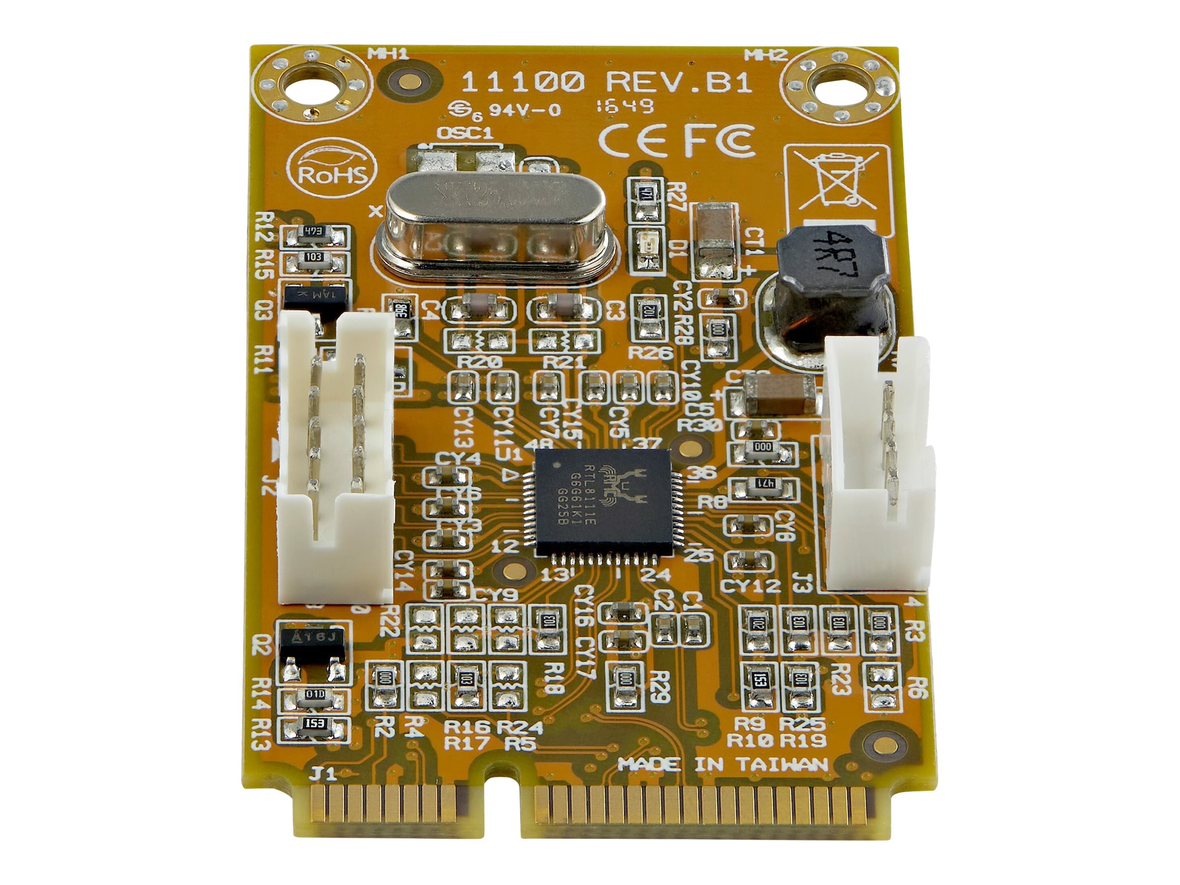 StarTech.com Mini PCI Express Gigabit Ethernet Netzwerkkarte - mini PCIe NIC Lan Adapter Karte - Netzwerkadapter - PCIe Mini Card - Gigabit Ethernet