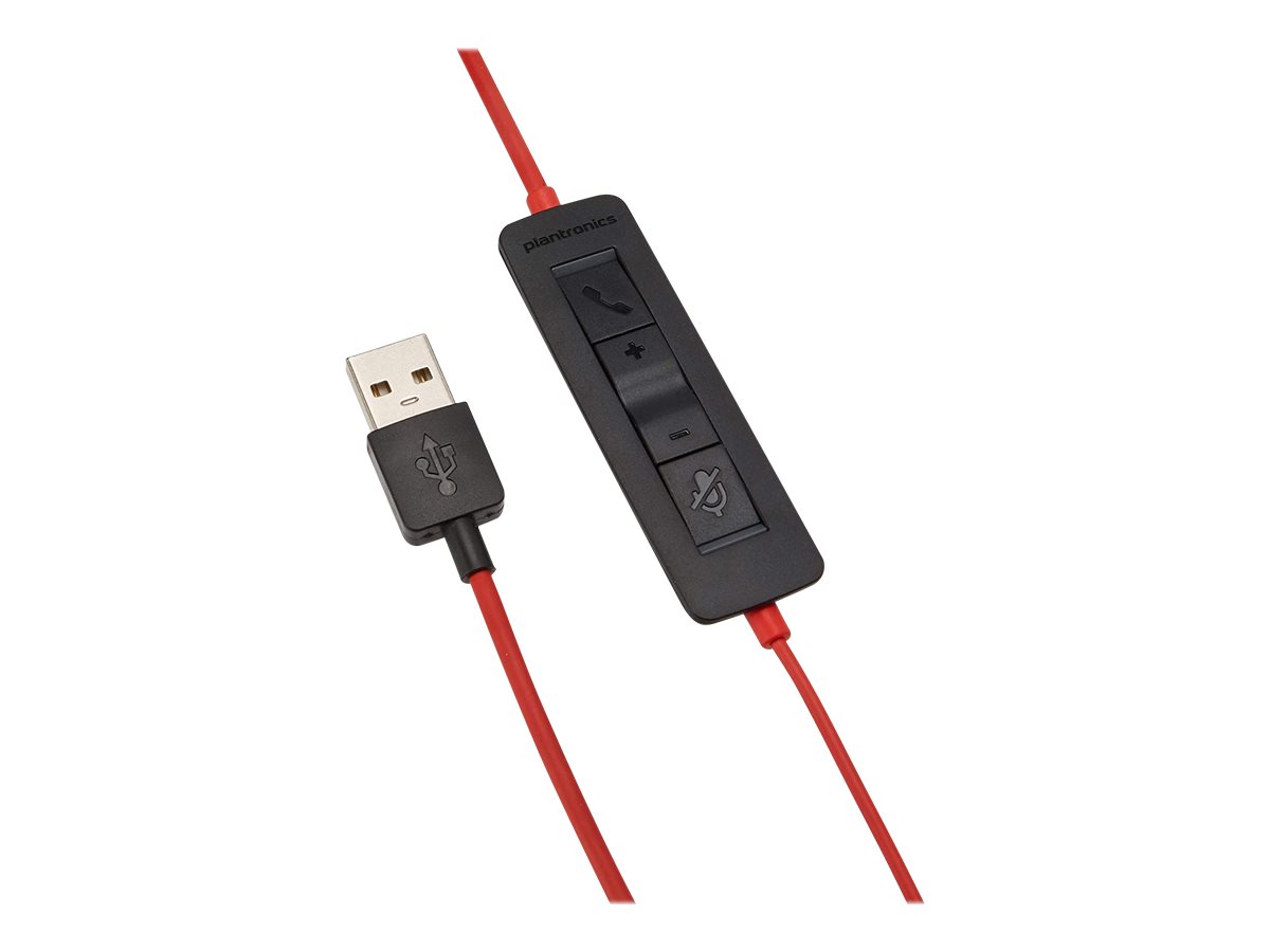 Poly Blackwire C3210 USB-A - 3200 Series - Headset - On-Ear - kabelgebunden - USB - Schwarz