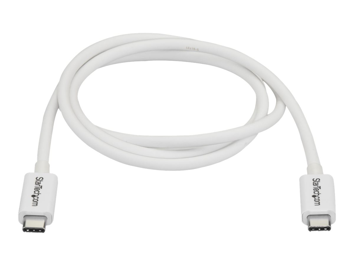 StarTech.com 3.3ft (1m) Thunderbolt 3 Cable
20Gbps
100W PD
4K Video
Thunderbolt-Certified
Compatible w/ TB4/USB 3.2/DisplayPort - Thunderbolt-Kabel - 24 pin USB-C zu 24 pin USB-C - 1 m