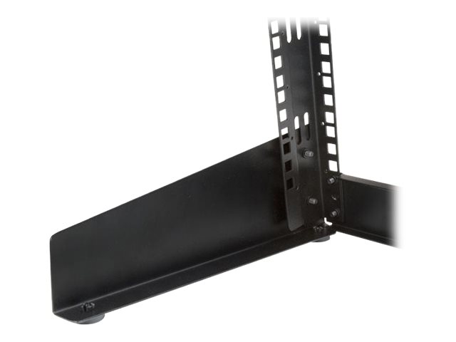 StarTech.com RK8OD Desktop Rack (8 HE - 2 Post Open Frame Rack) Schwarz - Schrank - 8U