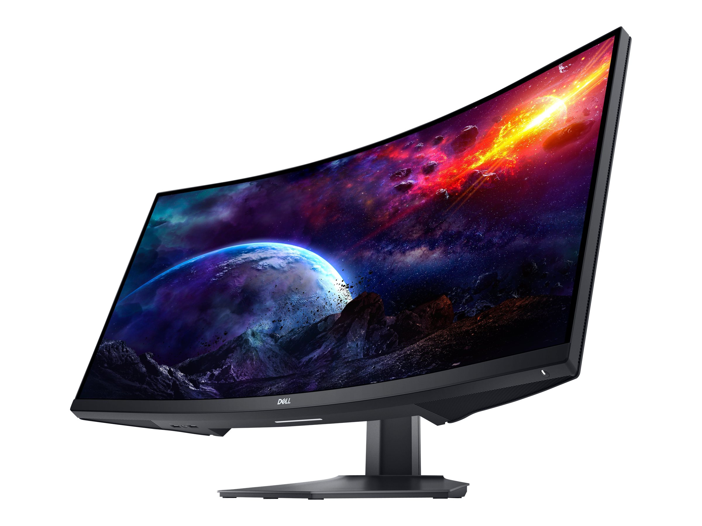 Dell 34 Gaming Monitor S3422DWG - LED-Monitor - Gaming - gebogen - 86.42 cm (34") - 3440 x 1440 WQHD @ 144 Hz - VA - 400 cd/m² - 3000:1 - 1 ms - 2xHDMI, DisplayPort