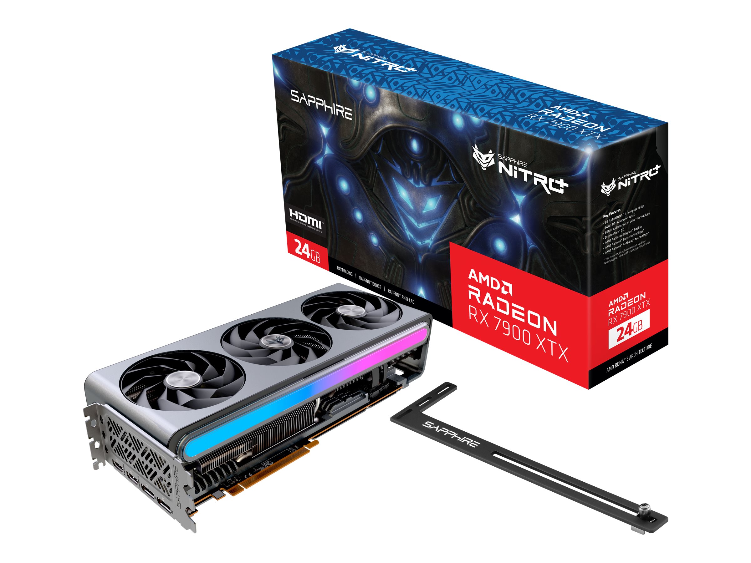 Sapphire NITRO+ Radeon RX 7900 XTX Vapor-X - Grafikkarten - Radeon RX 7900 XTX - 24 GB