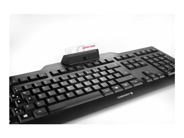CHERRY KC 1000 SC - Tastatur - Deutsch - Schwarz Eingabegerät