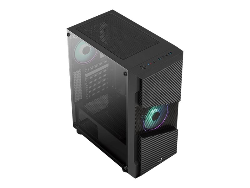 AeroCool Menace Saturn RGB - Tempered Glass Edition - Tower - ATX