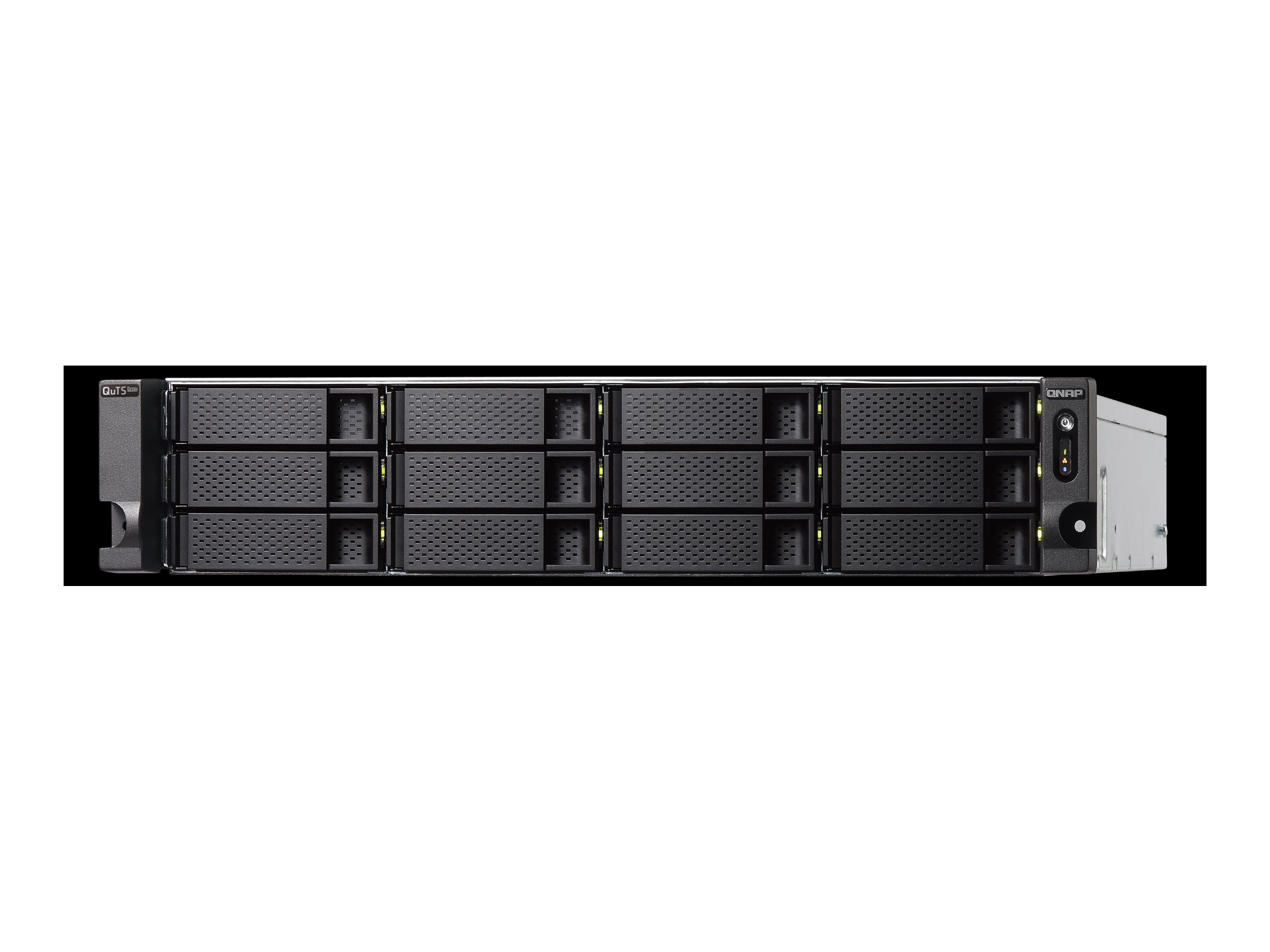 QNAP TS-h1886XU-RP R2 - NAS-Server - 18 Schächte - Rack - einbaufähig - SATA 6Gb/s - RAID RAID 0, 1, 5, 6, 10, 50, JBOD, 60, RAID TP - RAM 32 GB - 2.5 Gigabit Ethernet / 10 Gigabit Ethernet - iSCSI Support - 2U