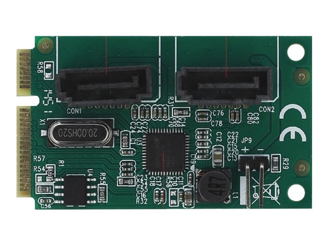 Delock - Speichercontroller (RAID) - SATA 6Gb/s - PCIe 2.0 Mini Card