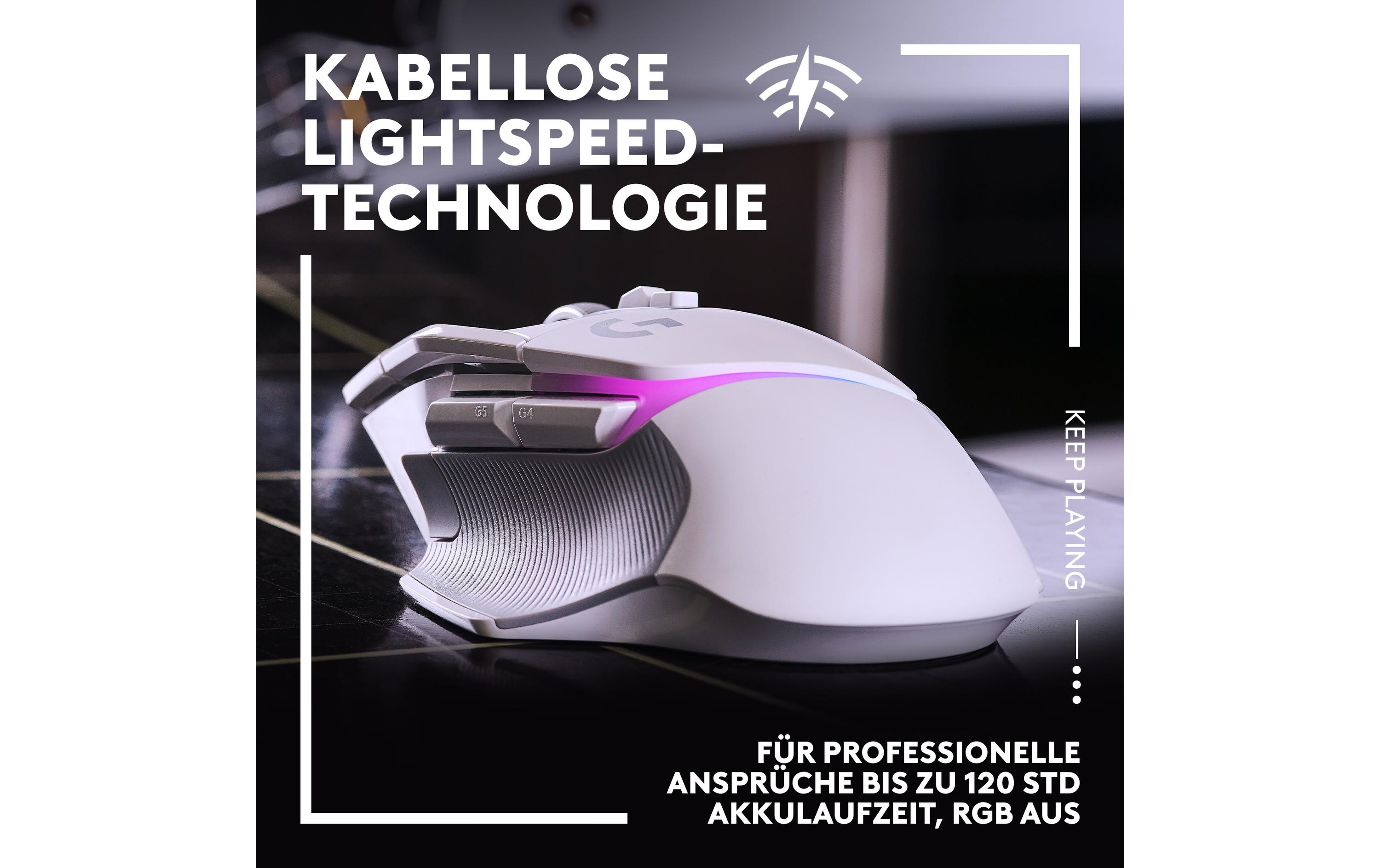 Logitech Gaming-Maus G502 X Plus Weiss