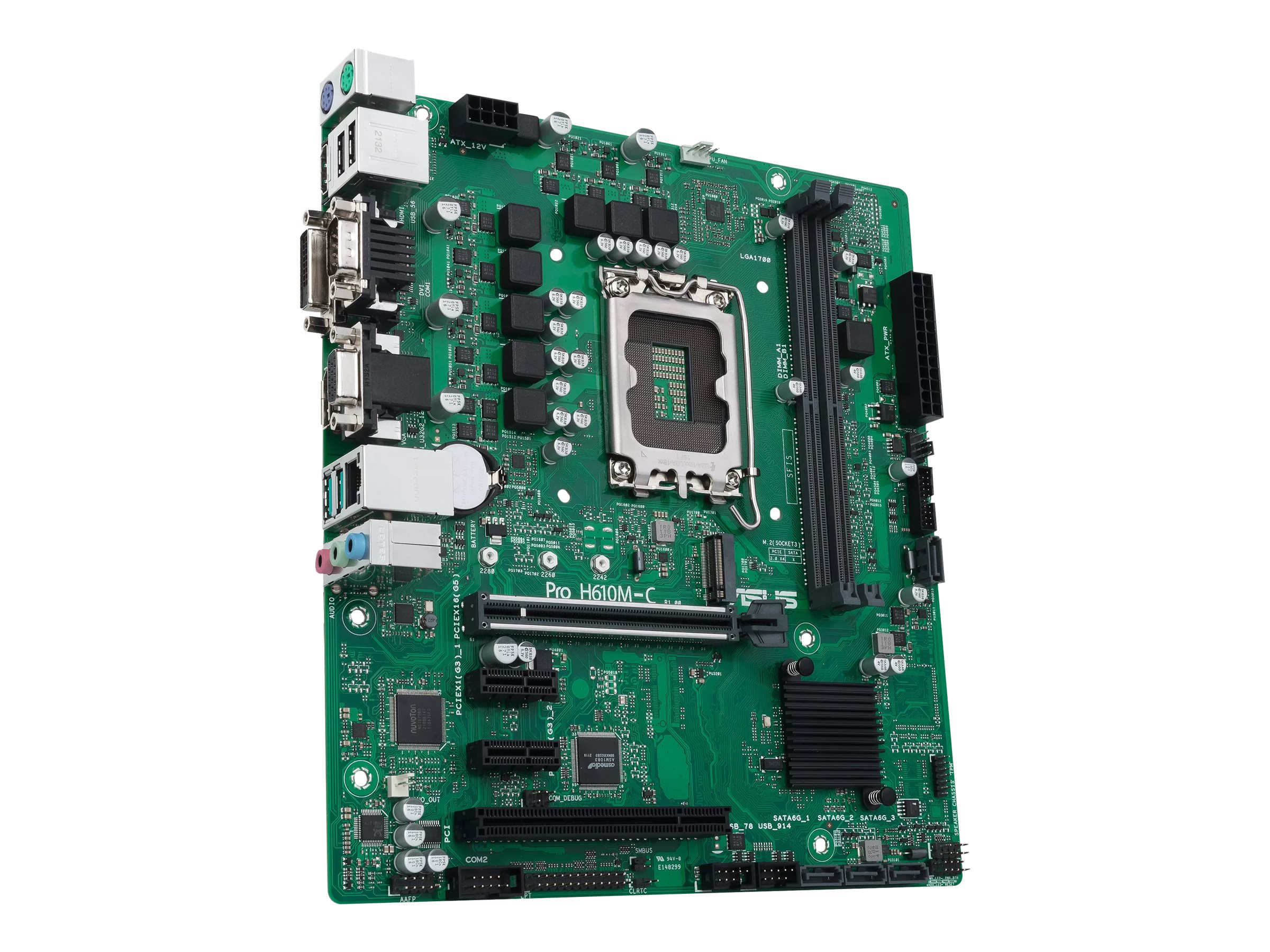 ASUS Pro H610M-C-CSM - Motherboard - micro ATX - LGA1700-Sockel - H610