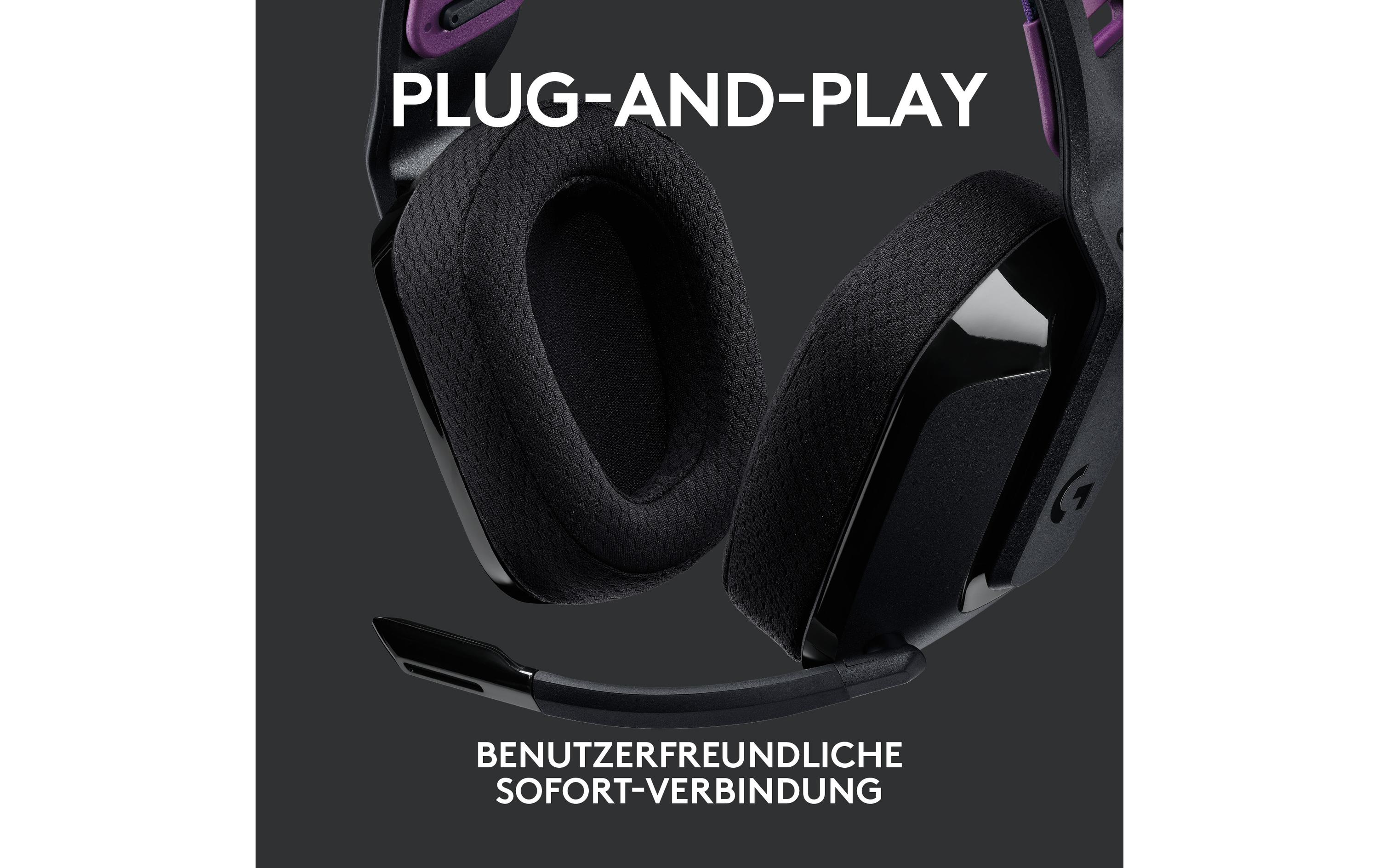 Logitech G G535 LIGHTSPEED Wireless Gaming Headset - Headset - ohrumschließend - LIGHTSPEED - kabellos - Schwarz - Discord Certified