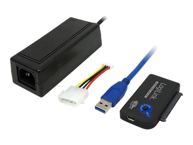 LogiLink Adapter USB 3.0 to SATA with OTB - Speicher-Controller - SATA 3Gb/s - USB 3.0