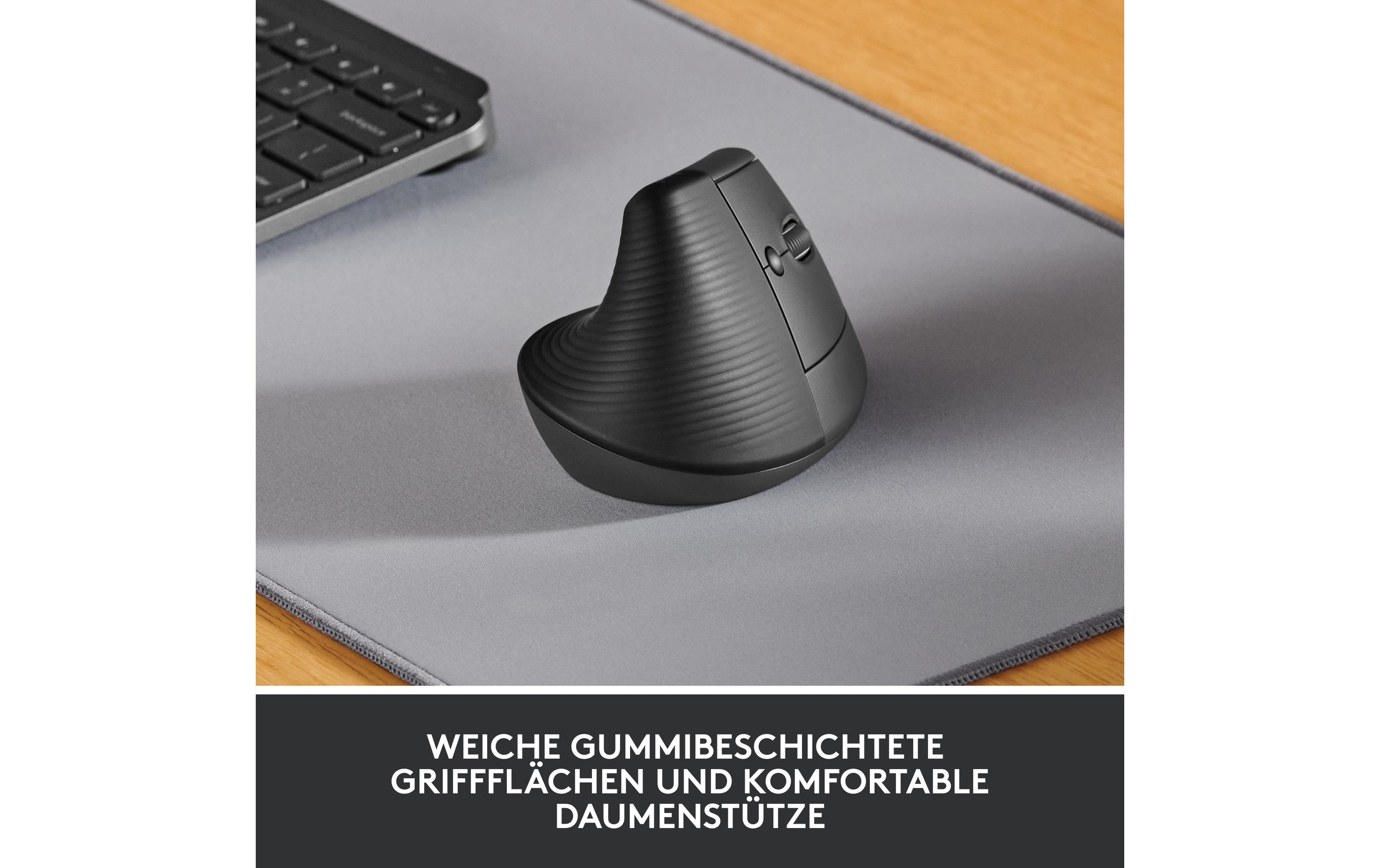 Logitech Ergonomische Maus Lift Graphite