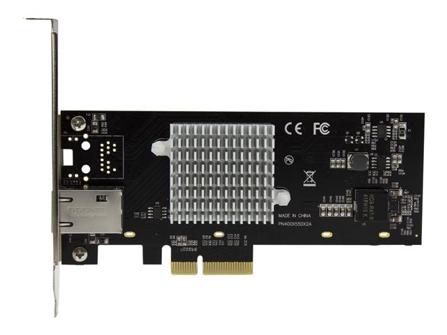 StarTech.com 1 Port 10G Ethernet PCI Express Netzwerkkarte - 10GbE NIC mit Intel X550-AT Chip - 10GBase-T / NBASE-T Compliant - Netzwerkadapter - PCIe 2.0 - 10Gb Ethernet x 1