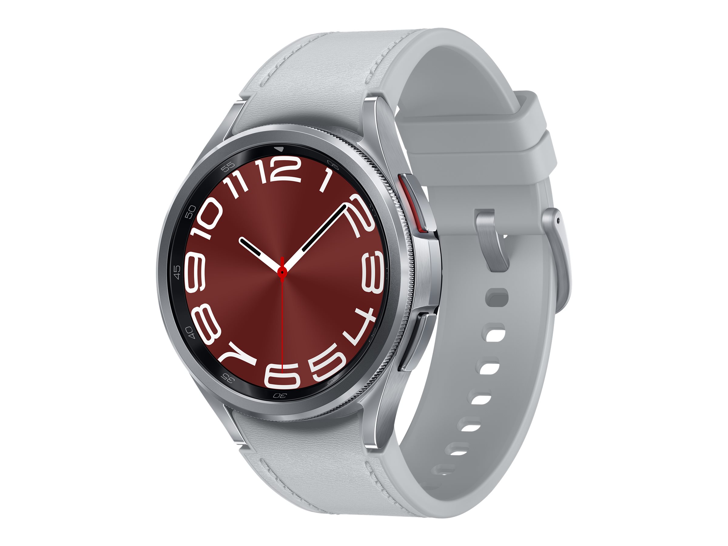 Samsung Galaxy Watch6 Classic 43 mm Digital Touchscreen 4G Silber - EU-Version (SM-R955FZSAEUE)