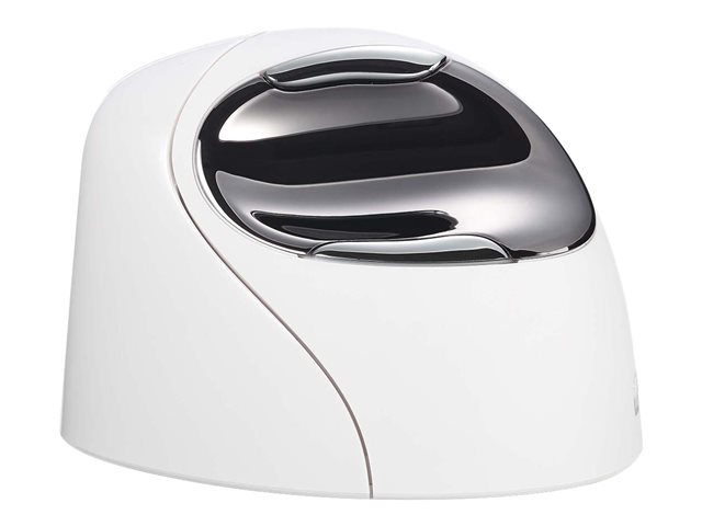 Evoluent VerticalMouse 4 Right Mac - vertikale Maus - Bluetooth - weiß
