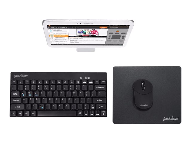 Perixx PERIMICE-802 - Maus - Bluetooth 3.0 - Schwarz (matt & glänzend)