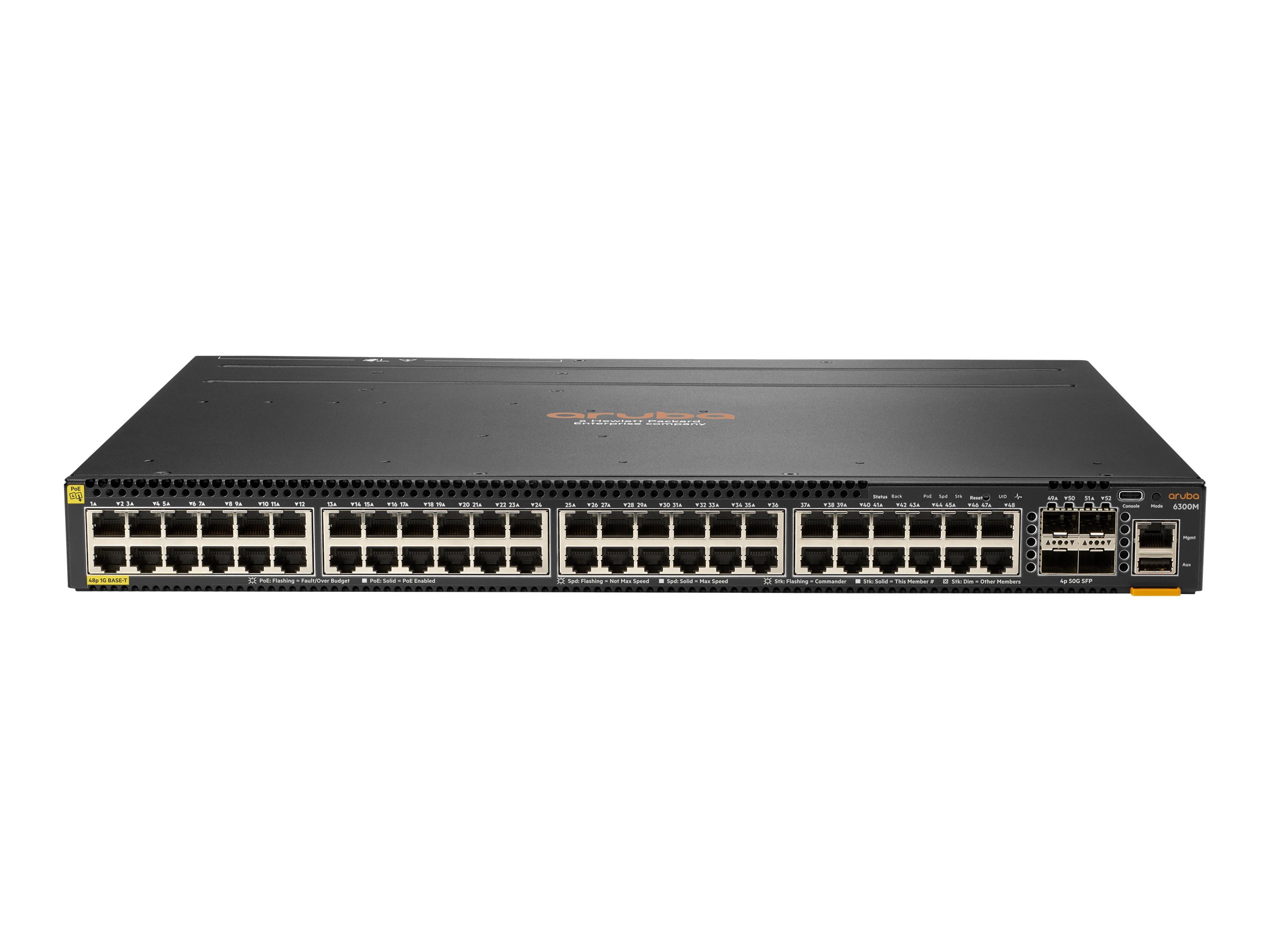 HPE Aruba Networking 6300M - Switch - 48 Anschlüsse - managed - an Rack montierbar