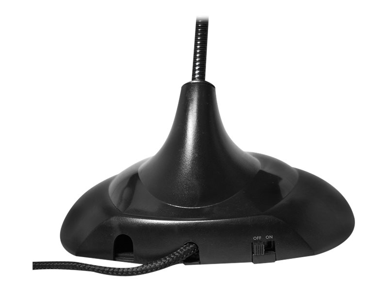 LogiLink Multimedia Microphone with Stand Foot and Flexible Neck - Mikrofon