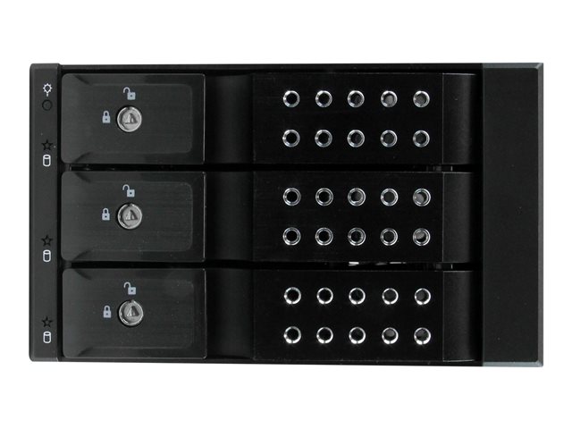 StarTech.com 3-fach 3
5 trägerloser SATA Festplatten Aluminium Wechselrahmen Backplane - 3 Bay 3
5 Zoll (8
9cm) Mobiles HDD Speicher Rack - mobiles Speicher-Rack