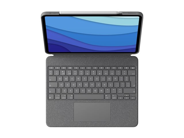 Logitech Combo Touch - Tastatur und Foliohülle - mit Trackpad - QWERTZ - Deutsch - Graphite Eingabegerät