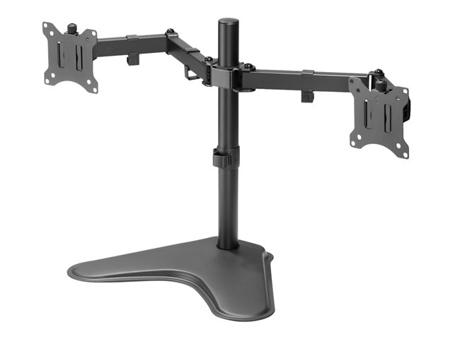 DIGITUS DA-90401 Aufstellung - für 2 Monitore / Curved-Monitore - mattschwarz