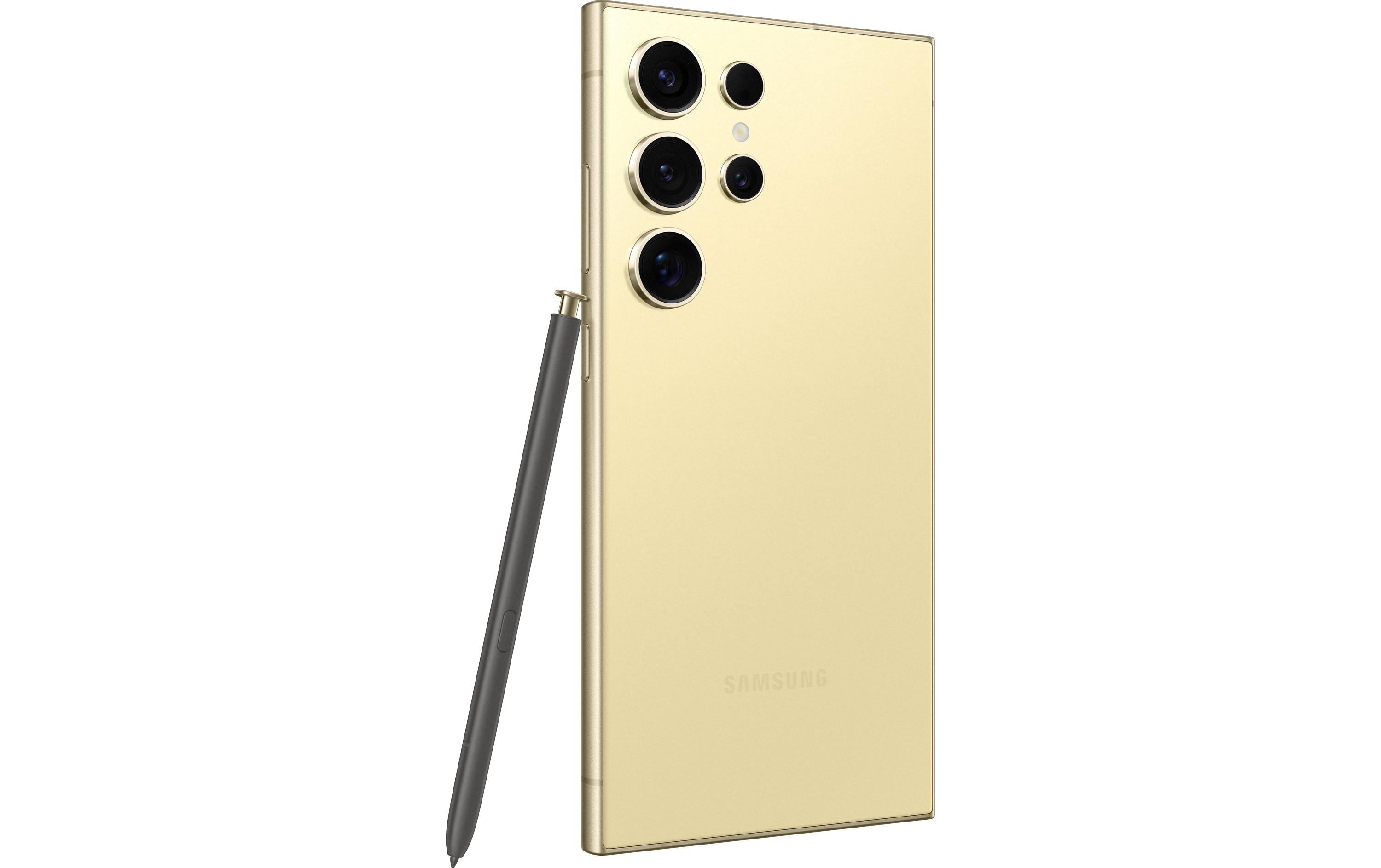 Samsung Galaxy S24 Ultra - Titanium Yellow - 5G Smartphone - 256 GB - GSM