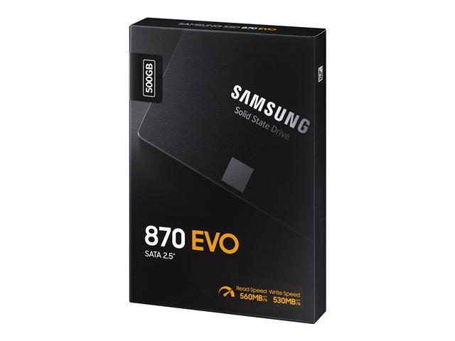 Samsung 870 EVO MZ-77E500B - SSD - 500 GB - SATA 6Gb/s