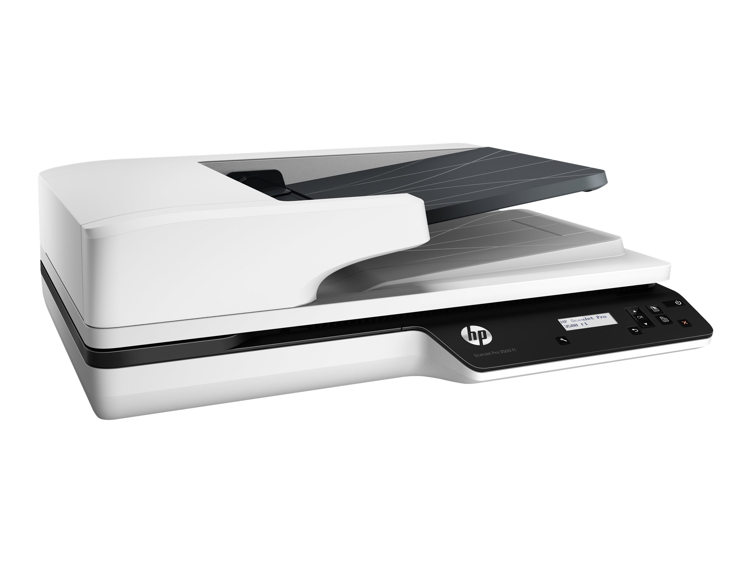 HP Scanjet Pro 3500 f1 - Dokumentenscanner - CMOS / CIS - Duplex - A4/Letter - 1200 dpi x 1200 dpi - bis zu 25 Seiten/Min. (einfarbig) / bis zu 25 Seiten/Min. (Farbe) - automatischer Dokumenteneinzug (50 Blätter) - bis zu 3000 Scanvorgänge/Tag - USB 3.0