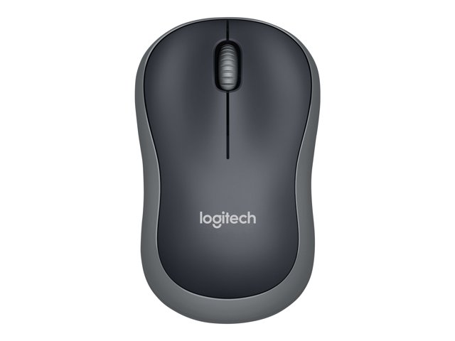 Logitech M185 - Maus - 2.4 GHz - Grau