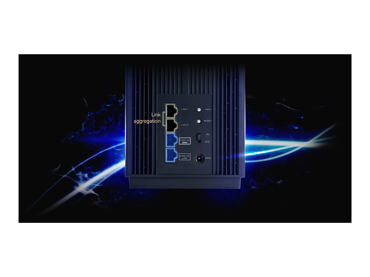 ASUS ZenWiFi Pro ET12 - WLAN-System - Wi-Fi 6E - Desktop