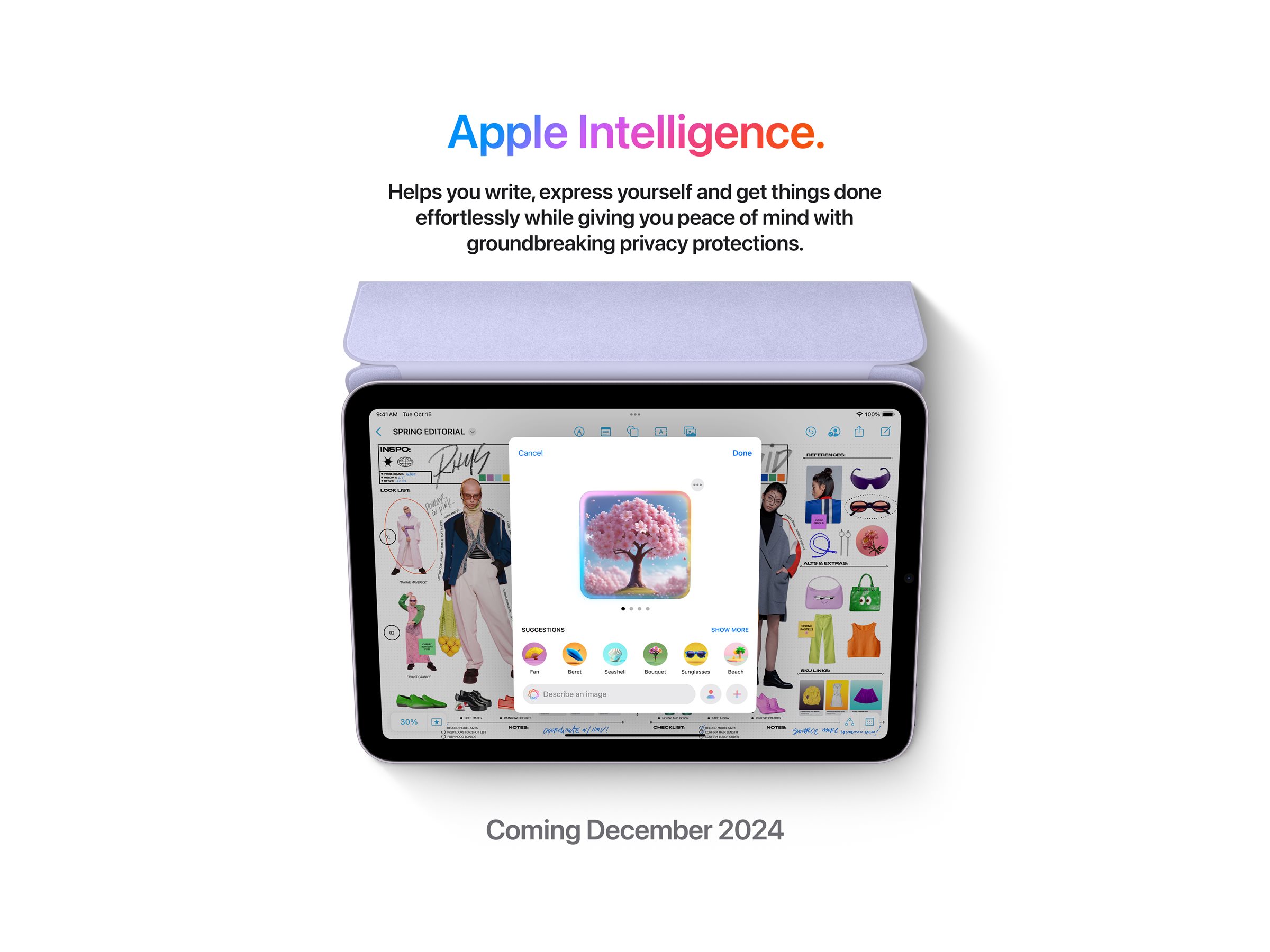 Apple iPad mini A17 Pro Wi-Fi - Tablet - 128 GB - 21.1 cm (8.3") IPS (2266 x 1488) - lila