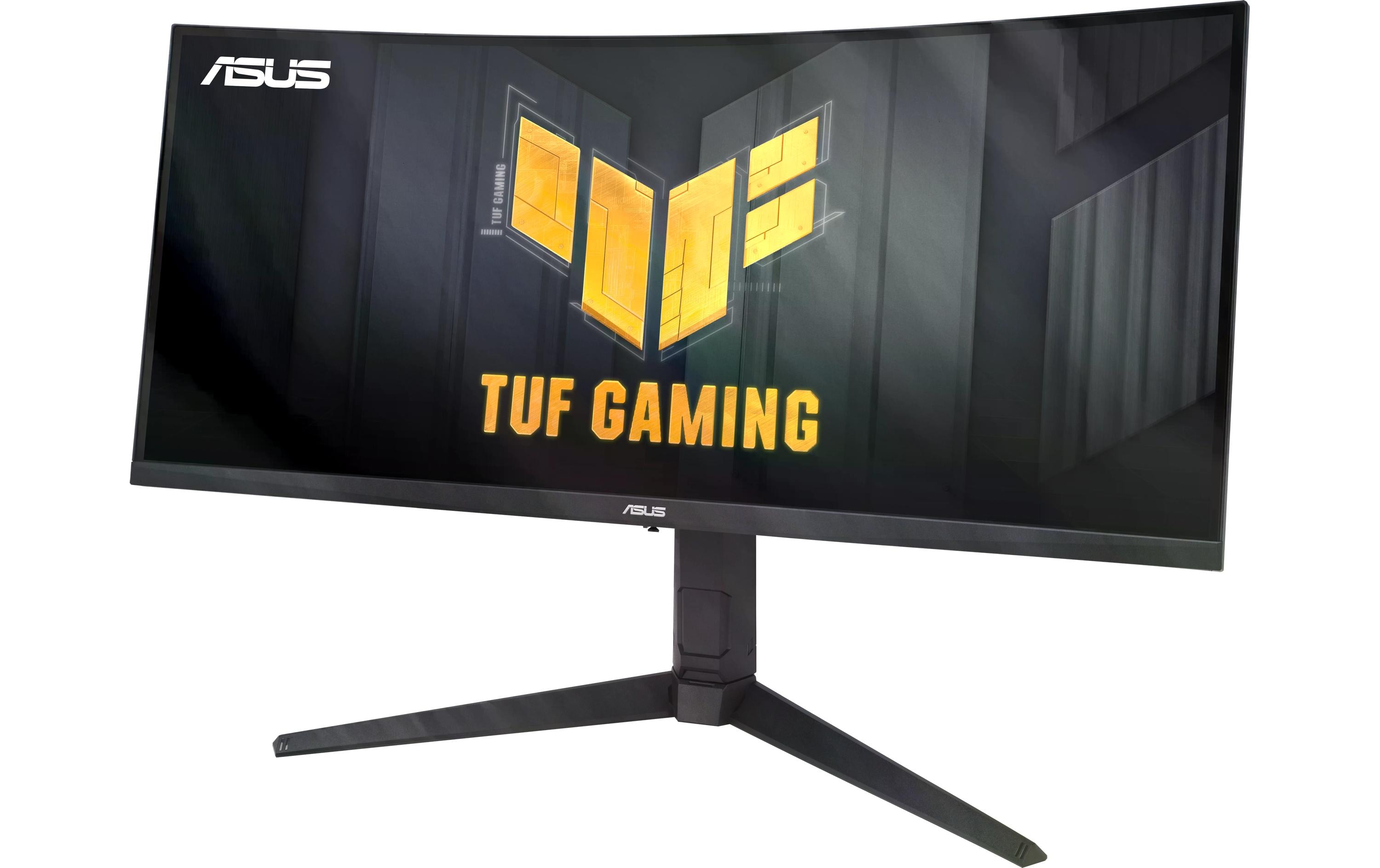 ASUS TUF Gaming VG34VQL3A - LED-Monitor - Gaming - gebogen - 86.4 cm (34") - 3440 x 1440 WQHD @ 180 Hz - VA - 400 cd/m² - 4000:1 - DisplayHDR 400 - 1 ms - HDMI, DisplayPort - Lautsprecher - Schwarz