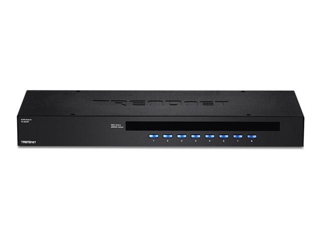 TRENDnet TK 803R - KVM-Switch - 8 x KVM port(s) - 1 lokaler Benutzer - an Rack montierbar - TAA-konform