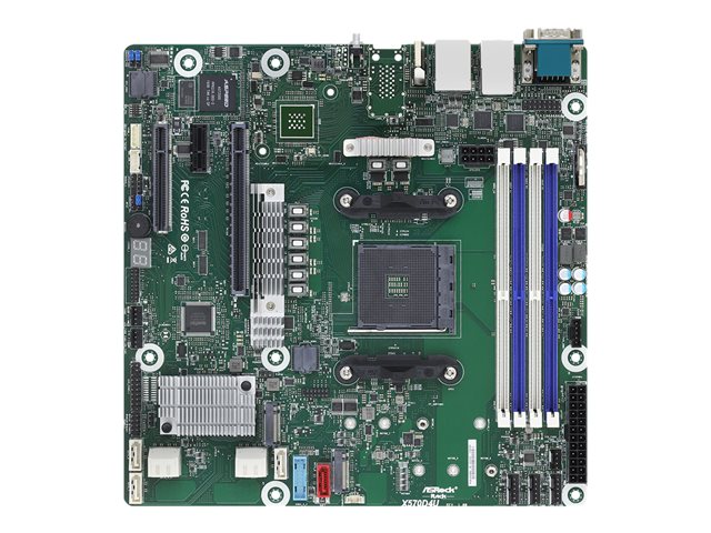 ASRock Rack X570D4U - Motherboard - micro ATX - Socket AM4 - AMD X570