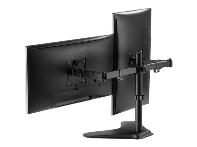 DIGITUS DA-90401 Aufstellung - für 2 Monitore / Curved-Monitore - mattschwarz