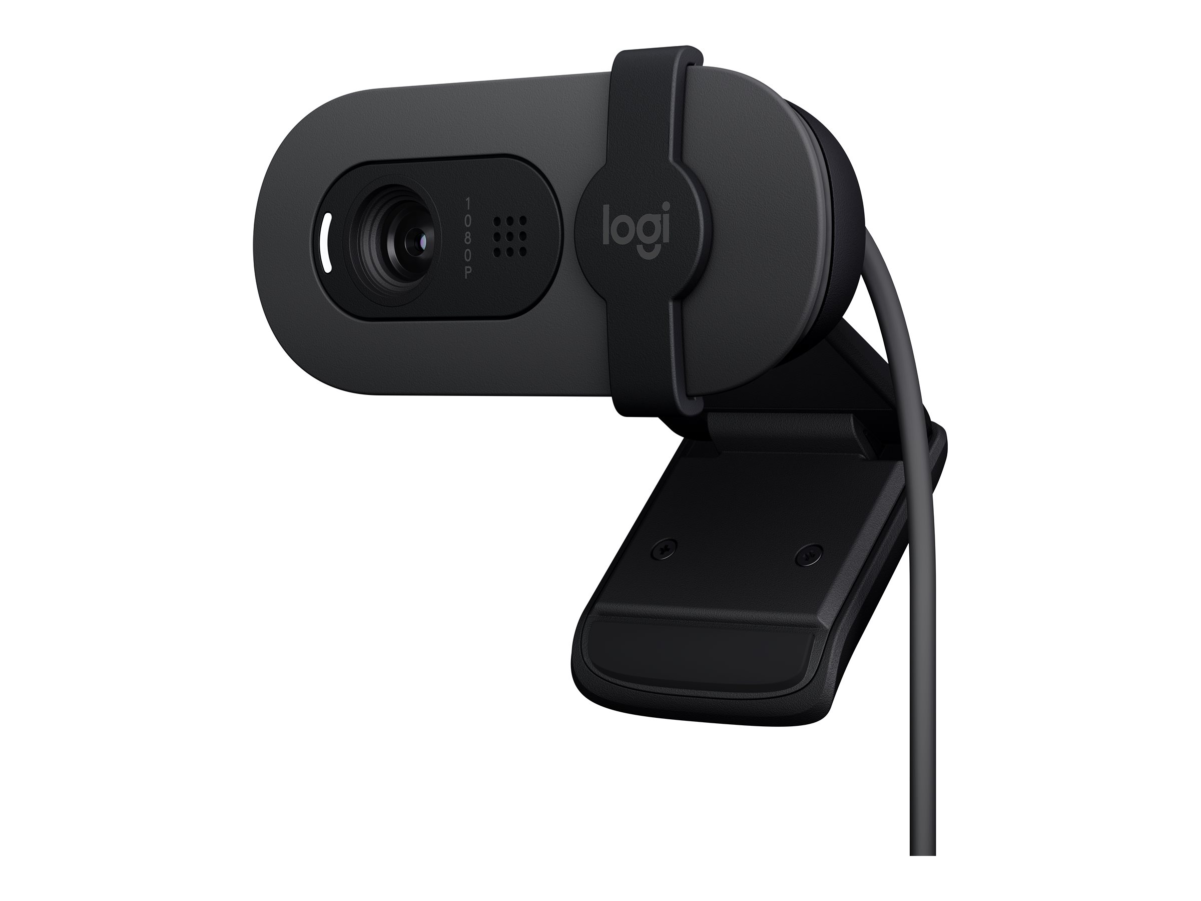 Logitech BRIO 100 - Webcam - Schwarz - 2 MP - 1920 x 1080 - 1080p, 720p - Audio - USB