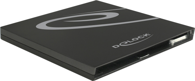 Delock External Enclosure for Ultra Slim SATA Drives 9.5 mm - DVD±RW-Laufwerk (±R DL) / DVD-RAM / BD-ROM-Laufwerk - SuperSpeed USB 3.1 Gen 1 - extern