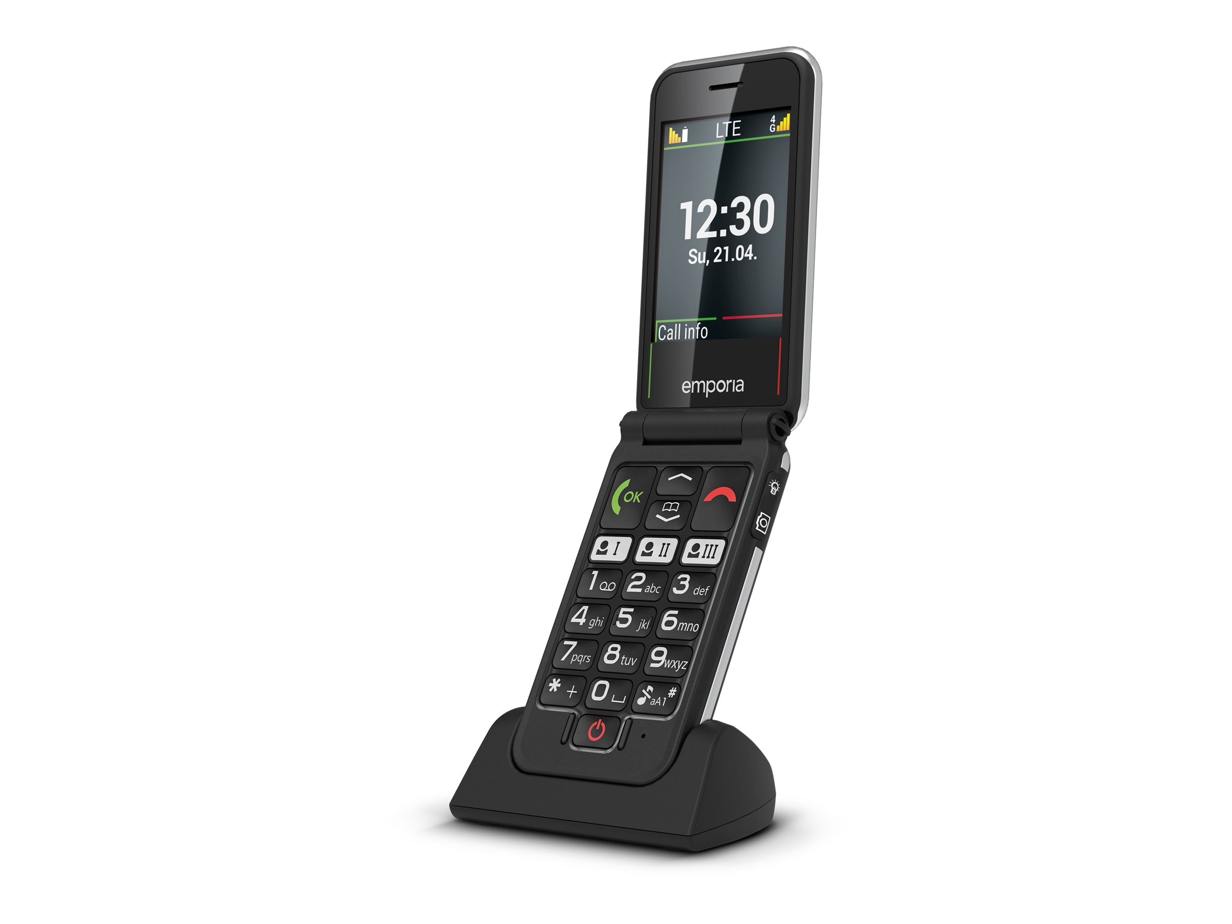 emporiaJOY-LTE Rot - 4G Feature Phone - 128 MB - GSM