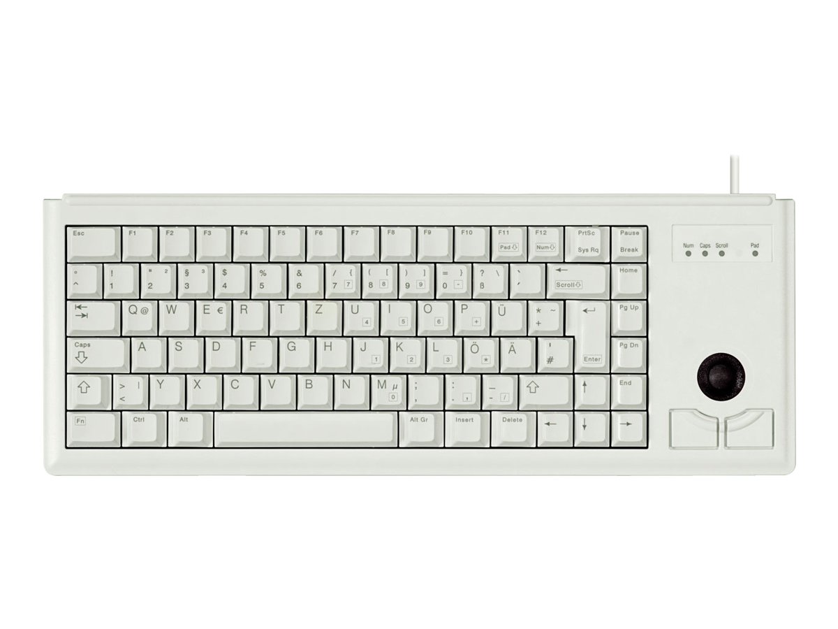 CHERRY Compact-Keyboard G84-4400 - Tastatur - Deutsch - Hellgrau Eingabegerät