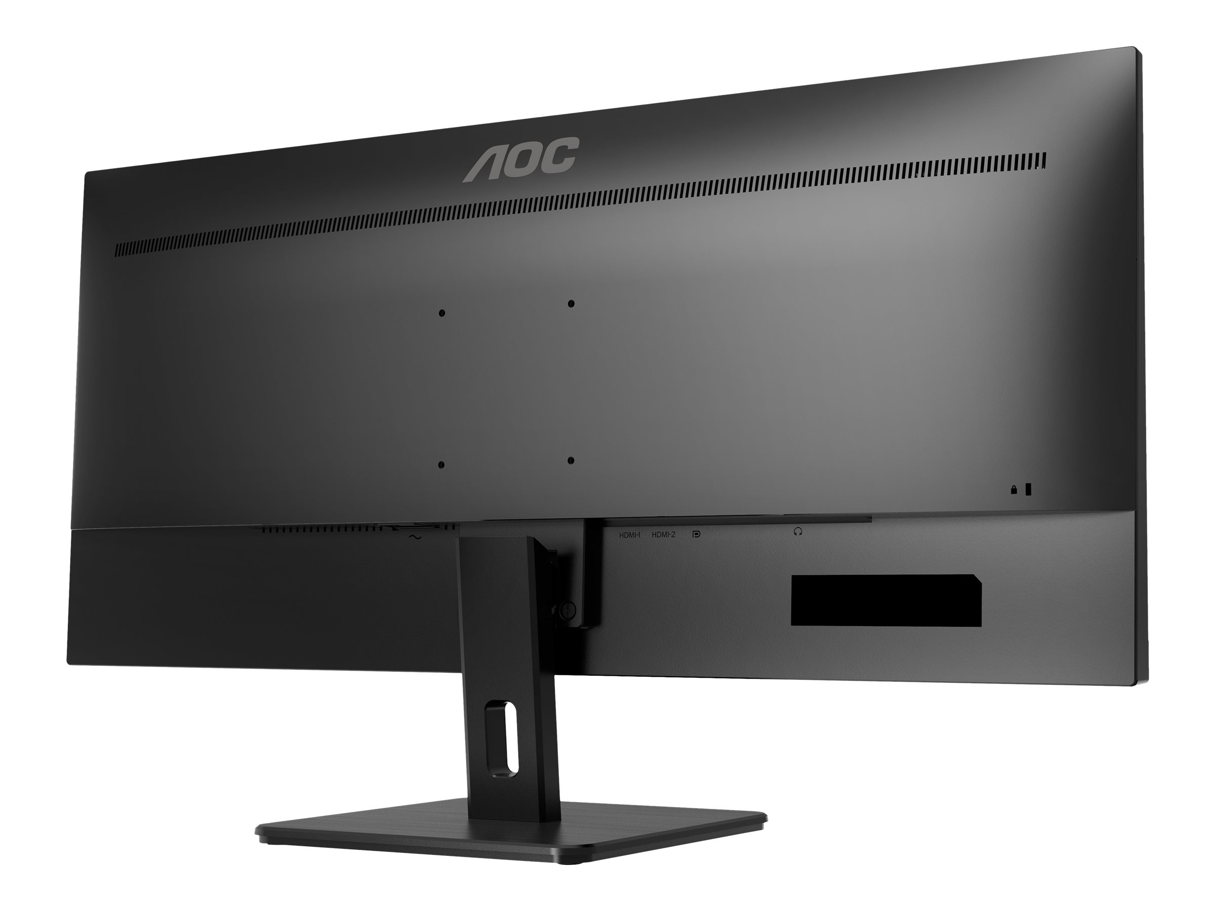 AOC Essential-line U34E2M/BK - LED-Monitor - 86.4 cm (34") - 3440 x 1440 WQHD @ 100 Hz - VA - 300 cd/m² - 4000:1 - 4 ms - 2xHDMI, DisplayPort - mattschwarz