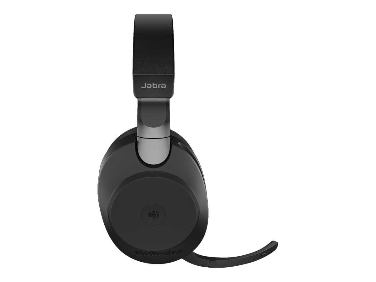 Jabra Evolve2 85 MS Stereo - Headset - ohrumschließend - Bluetooth - kabellos, kabelgebunden - aktive Rauschunterdrückung - 3,5 mm Stecker - Geräuschisolierung - Schwarz - Zertifiziert für Microsoft Teams
