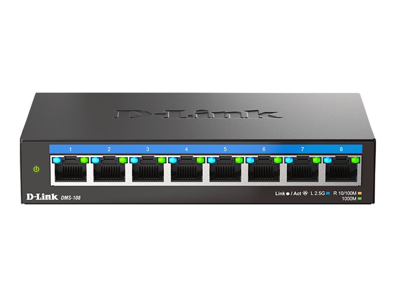 D-Link DMS 108 - Switch - 8 AnschlÃ¼sse - unmanaged