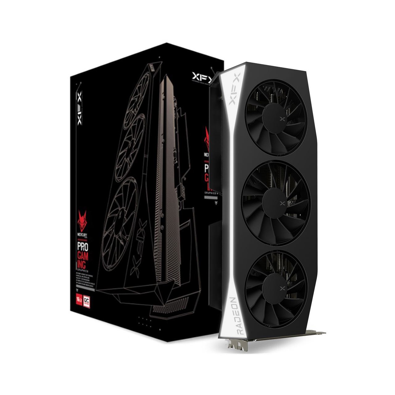 XFX VGA Radeon RX9060XT Mercury OC Gaming 3xDP/1xHDMI AMD Radeon RX 9060XT - Grafikkarte