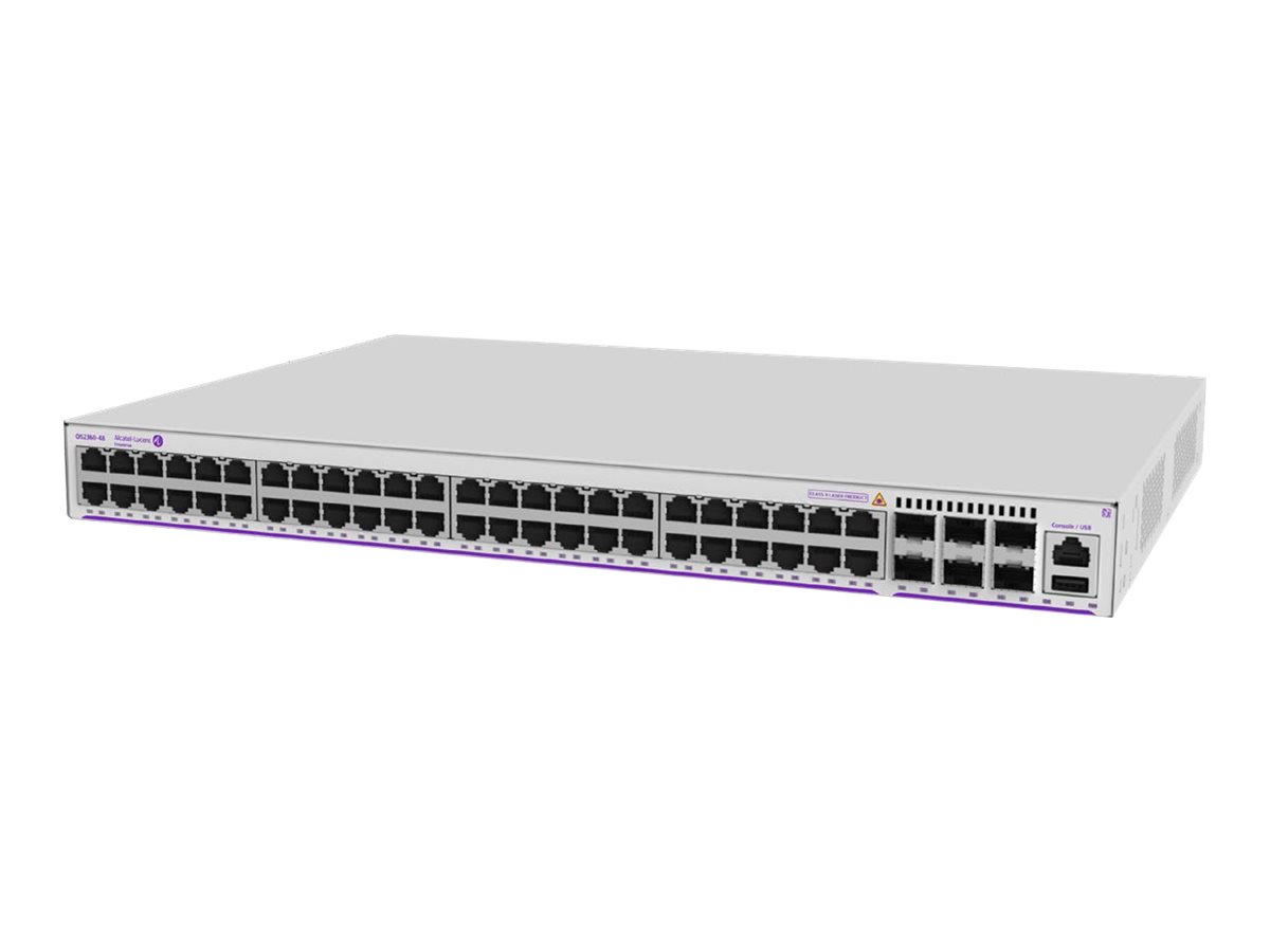 Alcatel-Lucent OmniSwitch OS2260-P48 - Switch - managed - 48 x 10/100/1000 (PoE+) + 6 x Gigabit SFP (Uplink) - an Rack montierbar - PoE+ (370 W)