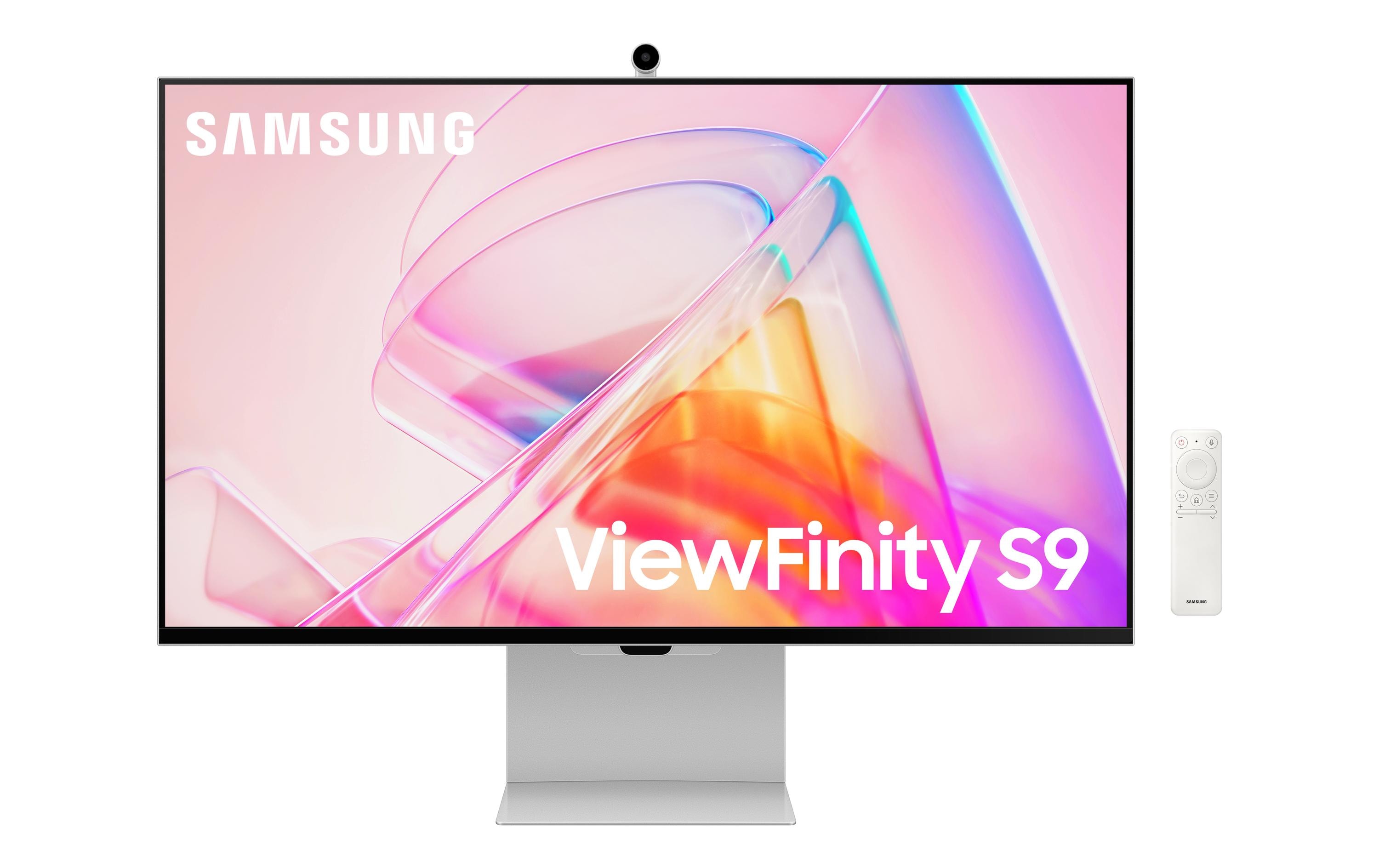 Samsung ViewFinity S9 S27C902PAU - S90PC Series - LED-Monitor - Smart - 68.6 cm (27") - 5120 x 2880 5K @ 60 Hz - IPS - 600 cd/m² - 1000:1 - 5 ms - Mini DisplayPort, Thunderbolt 4 - Lautsprecher - Silber, Metal Silver
