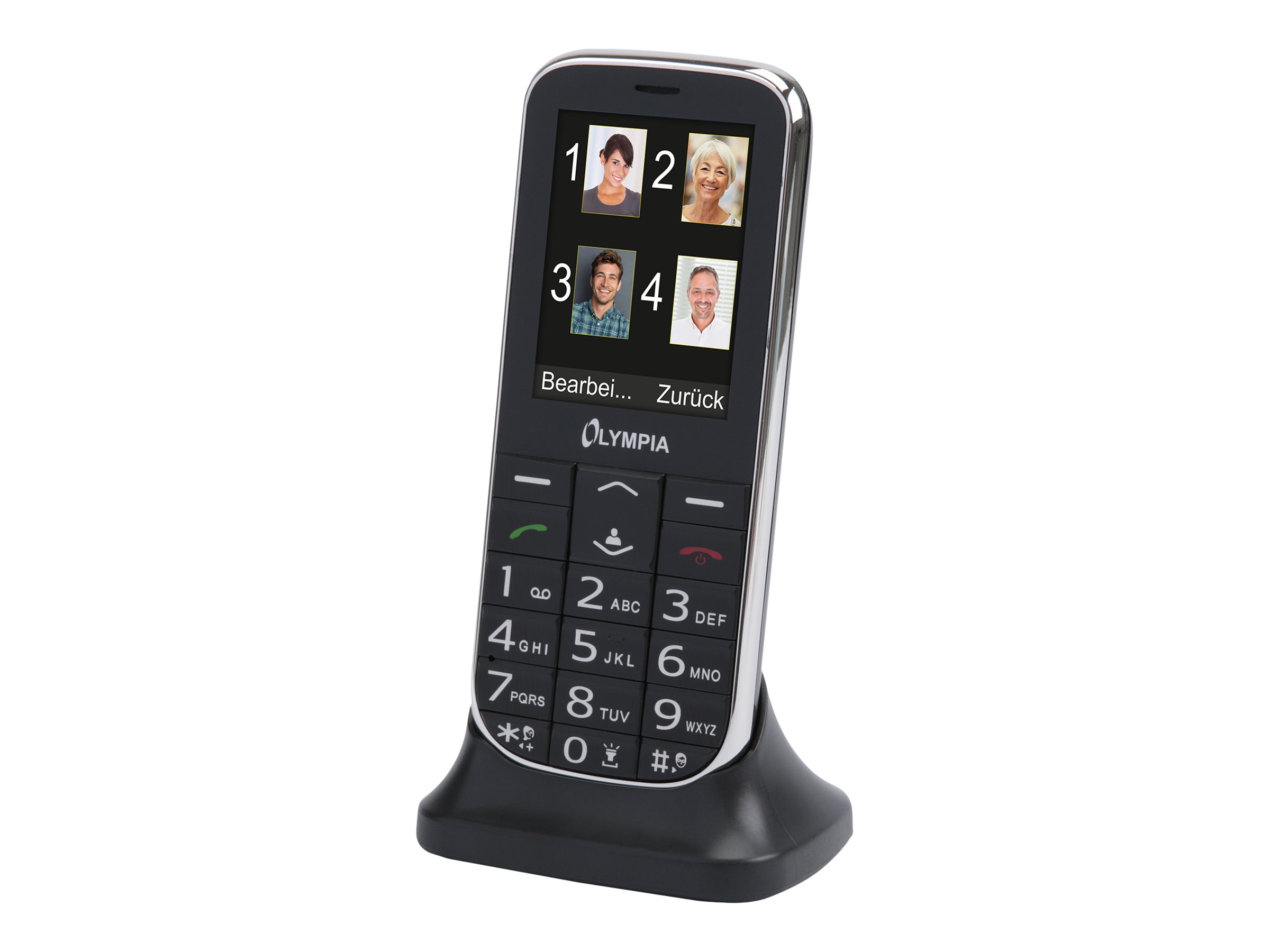 OLYMPIA Joy II - Schwarz - Feature Phone - GSM