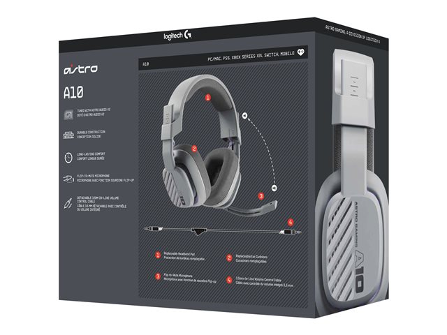 ASTRO Gaming A10 Gen 2 - Headset - 3
5 mm Stecker